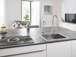 GROHE - Blue Home Dřezový ventil Mono Connected, s chladícím zařízením a filtrací, supersteel 31498DC1