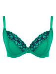 Panache Envy Plunge emerald leopard 7286C 80FF