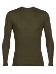 Pánské triko dlouhý rukáv ICEBREAKER Mens 175 Everyday LS Crewe, Loden velikost: XL