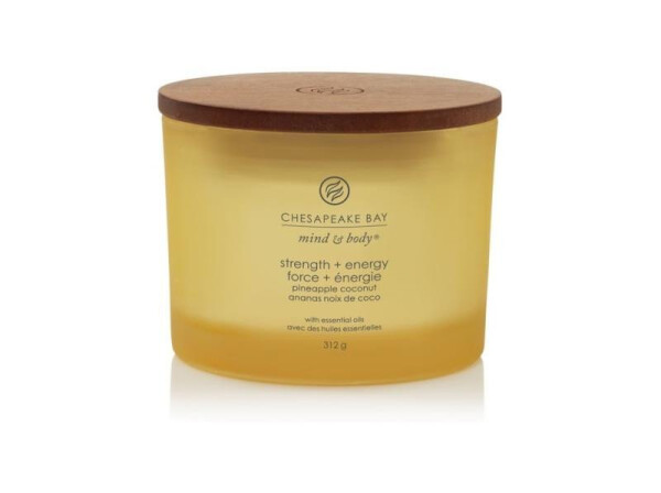 Vonná svíčka CHESAPEAKE BAY CANDLE Strength & Energy 312g / 3 knoty