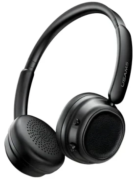 USAMS SR01 černá / Bezdrátová sluchátka / mikrofon / Bluetooth 5.3 / ANC (TDLYEJSR01)