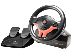 SUPERDRIVE SV250 SP Edition červená / Sada volantu a pedálů / Nintendo Switch 1 a 2 (SA5578-2)