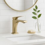 REA - Umyvadlová baterie Joe Brush Gold low REA-B8990