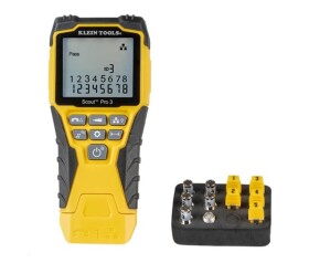 KLEIN TOOLS - VDV Scout® Pro 3 Tester Kit - 5x RJ45, 5x F-konektor