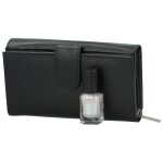 Luxusní dámská kožená peněženka Bellugio Margarett, černá