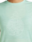 ICEBREAKER Wmns Mer 150 Tech Lite III SS Tee Hike Path, Mint velikost: S