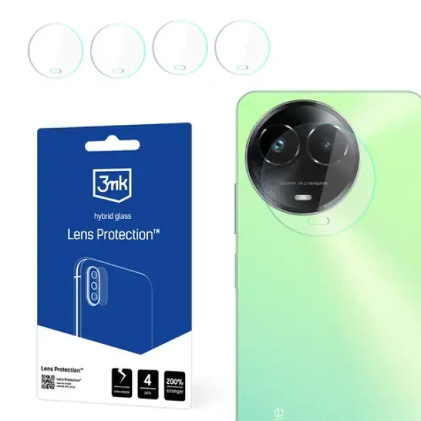 3mk Lens Protection hybridní sklo pro Realme C67 / Ochranné sklo kamery / 4 ks