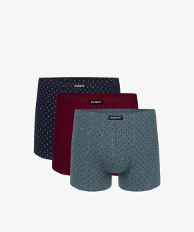 Pánské boxerky ATLANTIC 3Pack - vícebarevné Velikost: XXL