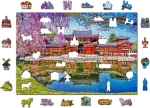 WOODEN CITY Dřevěné puzzle Chrám Byodo-in, Kjóto, Japonsko