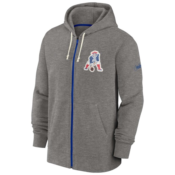 Nike Pánská bunda New England Patriots NFL Historic Full-Zip Fleece Hoodie Velikost: S
