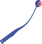 TRIXIE Katapult s gumovým míčkem / Hračka pro psy / Aport / 60 cm / Plast