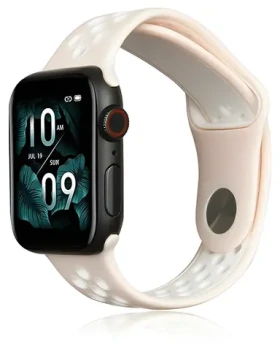 Beline Sport Silicone 42/44/45/49 mm růžová / Řemínek pro Apple Watch / Silikonový / Perforovaný