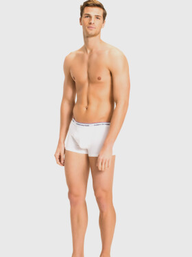 Pánské trenky 3-PACK STRETCH COTTON LOW RISE TRUNKS 1U87903841100 bílá Tommy Hilfiger