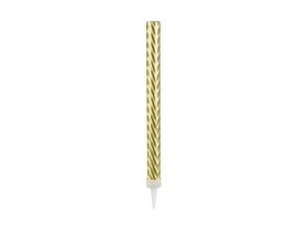 Dortová fontána PartyDeco zlatá 18 cm (1 ks)