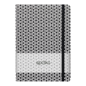 Spoko zápisník, Linear III (trojúhelník), A5, 75 g, 96 stránek, linkovaný - 3ks