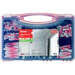 Fischer 577865 Meister-Box XL Altbau + S Box s výběrem hmoždinek 30 mm, 40 mm, 50 mm, 65 mm, 80 mm 280 díly