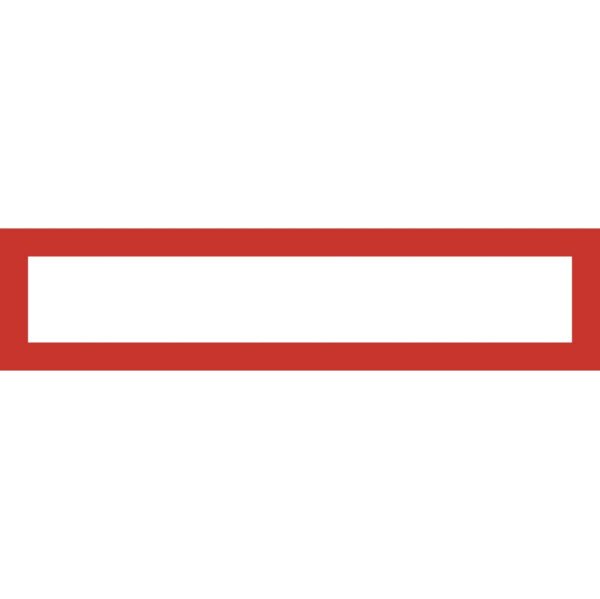 Djois Magneto LEAN nadpis, A4/A3, červený, 10 ks