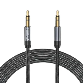 Tech-Protect UltraBoost černá / Audio kabel / Jack 3.5mm - Jack 3.5mm / 1,5 m