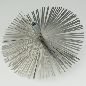 Kartáč pro nerezové komíny, 200mm, plochý nerez drát