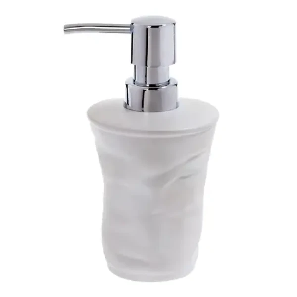Spirella CRACK dávkovač mýdla bílý / keramika / 520 ml