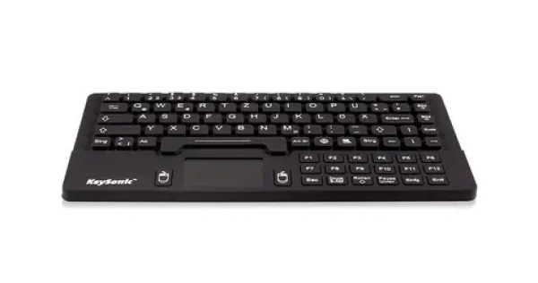 Keysonic KSK-5031IN černá / Průmyslová klávesnice / Silikon / IP68 / 87 kláves / UK layout (28099)