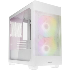 Lian Li Lacool 205M Mesh bílá / mATX / mini-ITX / 2xUSB 3.2 A / bez zdroje / průhledná bočnice (LANCOOL 205M Mesh Snow)