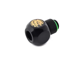 BitsPower Otočný Q-splitter 1x G1/4 (M) 2x G1/4 (F) matná černá (BP-MBTIIR-C)