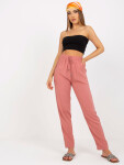 Tmavě růžové kalhoty