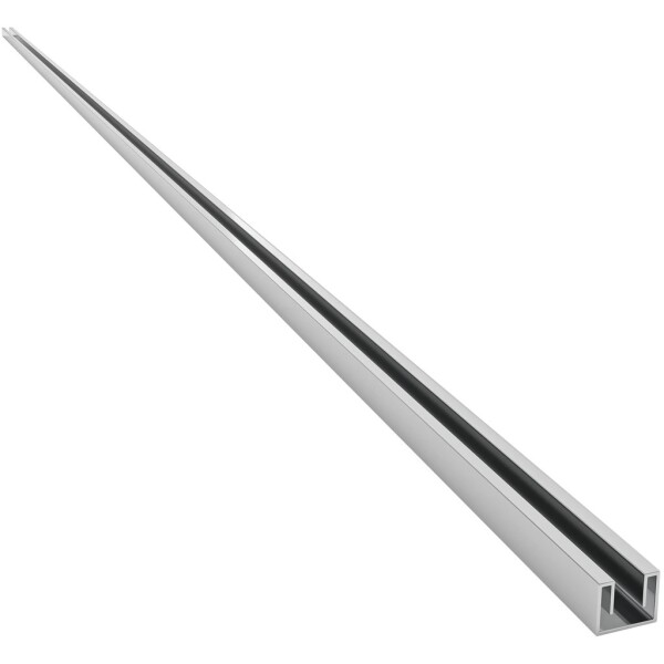 CERANO Stěnový zápustný profil pro sprchové zástěny Walk-in - 10 mm - chrom - 200 cm
