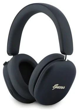 Guess Metallic Finish Gold Script Logo černá / Sluchátka / Bezdrátová TWS / ENC potlačení hluku (57983130418)