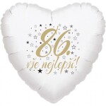 86. narozeniny balónek srdce Balonky.cz 86. narozeniny balónek srdce Balonky.cz