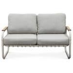 Zahradní sestava, kov, béžová, AZS-L1913 CRM