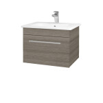 Dřevojas - Umyvadlová skříňka ASTON SZZ 60 - D03 Cafe / Úchytka T02 / D03 Cafe 131258B