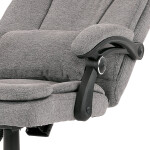 Kancelářské křeslo, houpací mechanismus, šedá látka, KA-Y362 GREY