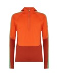 ICEBREAKER Mens 200 Oasis+ LS Half Zip Hood, Agate/Fervid/Seaglass/Cb (vzorek) velikost: M
