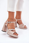 Sandály na podpatku model 212826 Step in style 37