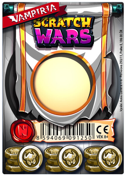 Scratch Wars - Individuální karta zbraně Vampiria - Scratch Wars