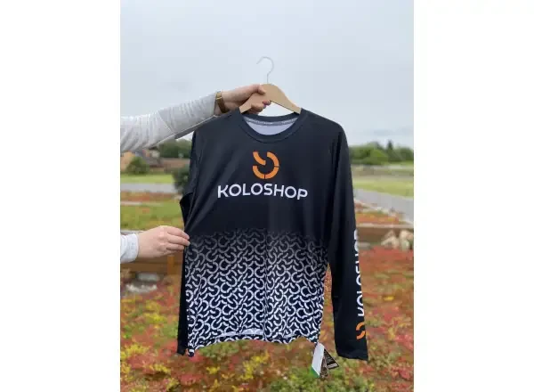 Koloshop Sensor pánský dres dlouhý rukáv Black vel.