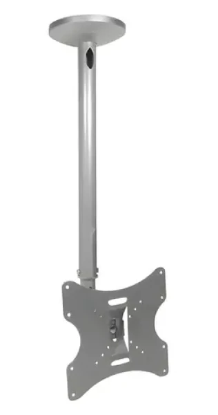 Maclean MC-504A stříbrná / Stropní držák pro TV / 23-42" / nosnost 30 kg / vzpěra 50-85 cm (mc-504s)