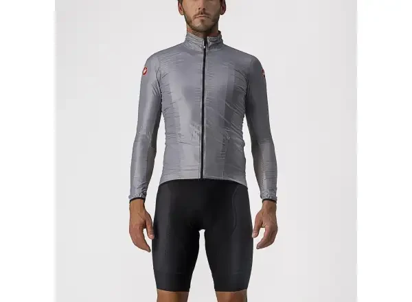 Castelli Aria Shell pánská bunda Silver Gray vel. L