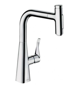 HANSGROHE - M71 Dřezová baterie M7117-H240 s výsuvnou sprškou, sBOX, chrom 73817000