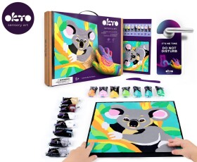 OKTO Malování hmotou podle čísel "Koala" 29x29 cm, OKTO, W051107
