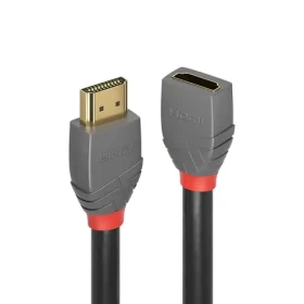 Lindy Anthra Line černá / HDMI prodlužovací kabel / HDMI 2.0 / 0,5 m / 4K 60Hz (36475)