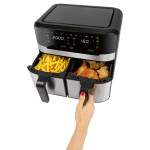 Proficook FR 1242 / Horkovzdušná fritéza / 2400W / 2x 4.5l / 40°C - 200°C (4006160124286)