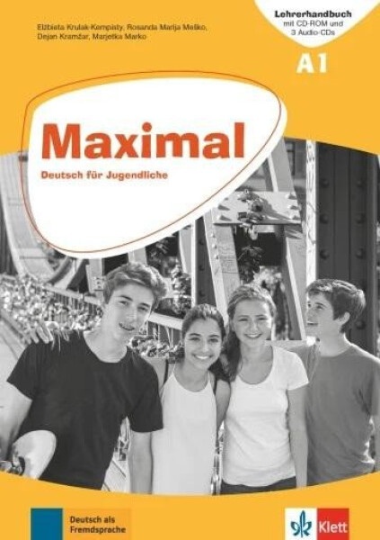 Maximal 1 (A1) – Unterrichtshandbuch + CD-Rom + 2Audio CD zum KB + 1Audio-CD zum AB - Dejan Kramzar