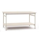 Manuflex LD1113.6011 ESD ESD pracovní stůl UNIDESK s kaučuk deska, rezedově zelená RAL 6011, Šxhxv = 2000 x 800 x 720-73