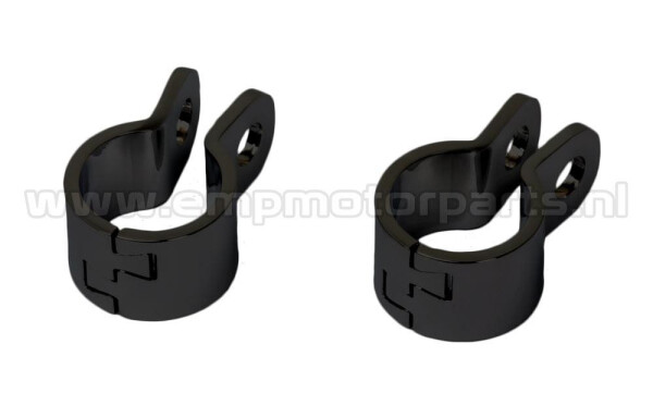 Objímka 35mm na padací rám černá, pár