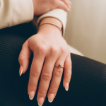 LUNICA Stříbrný prstýnek MECHOVÝ ACHÁT ROSE Velikost prstenu: 6 (EU: 51-53) 0690_6