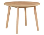 Kulatý jídelní stůl Norveg 100 cm, dub sonoma