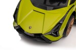 Mamido Dětské odrážedlo auto s vodící tyčí Lamborghini Sian zelené